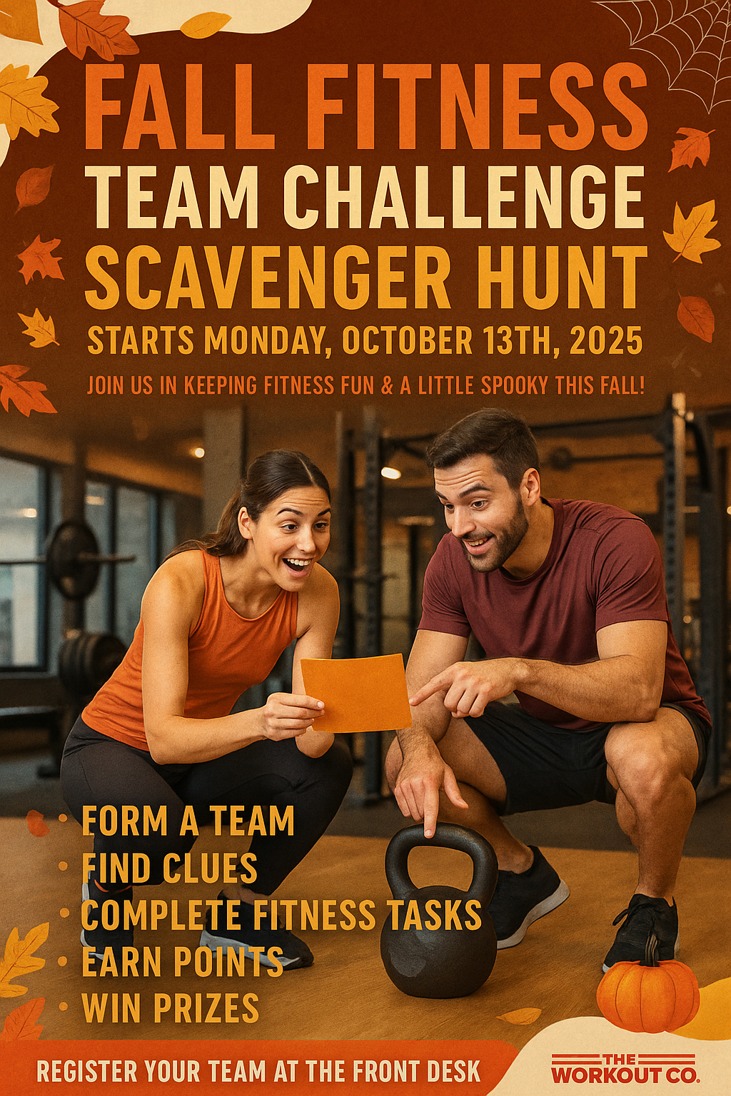 Fall Team Challenge Scavenger Hunt
