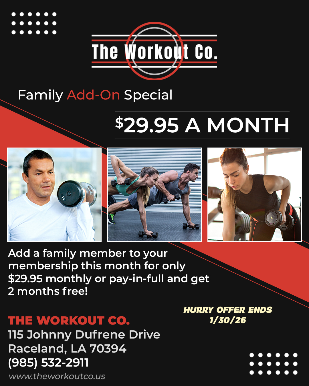 Family Add On Special