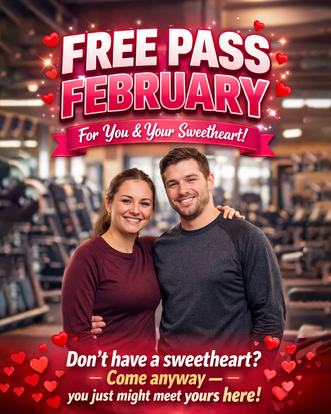 Free Pass February - Workout with Your Workout Partner