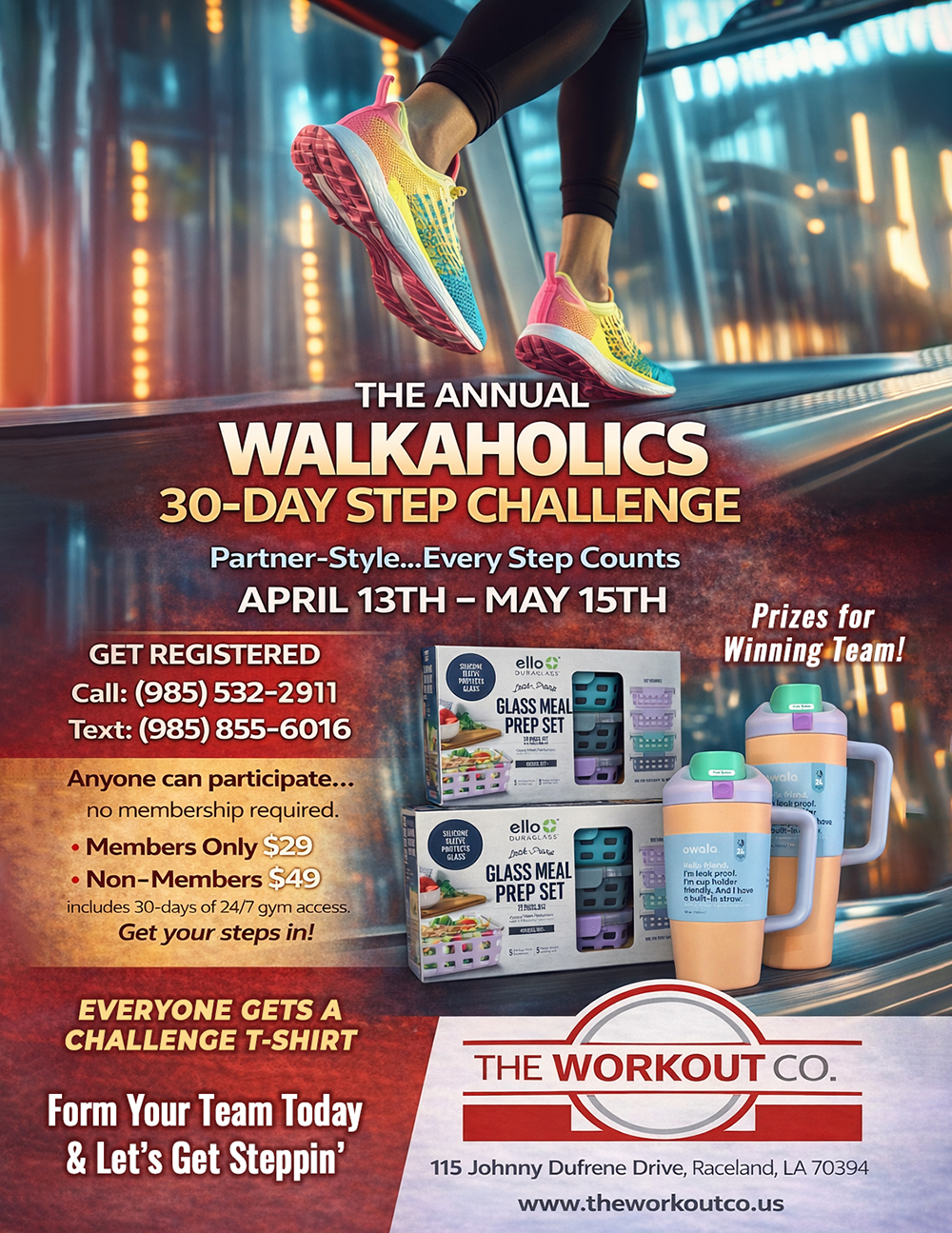 Walkaholics Team Step Challenge